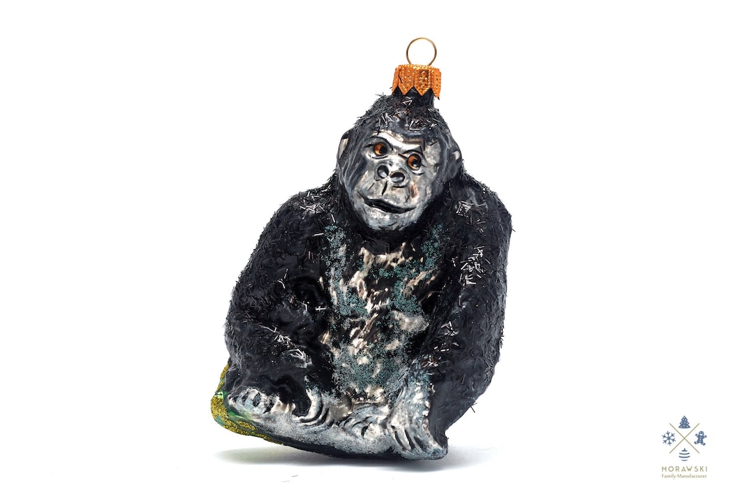 Gorilla Christmas Ornament 