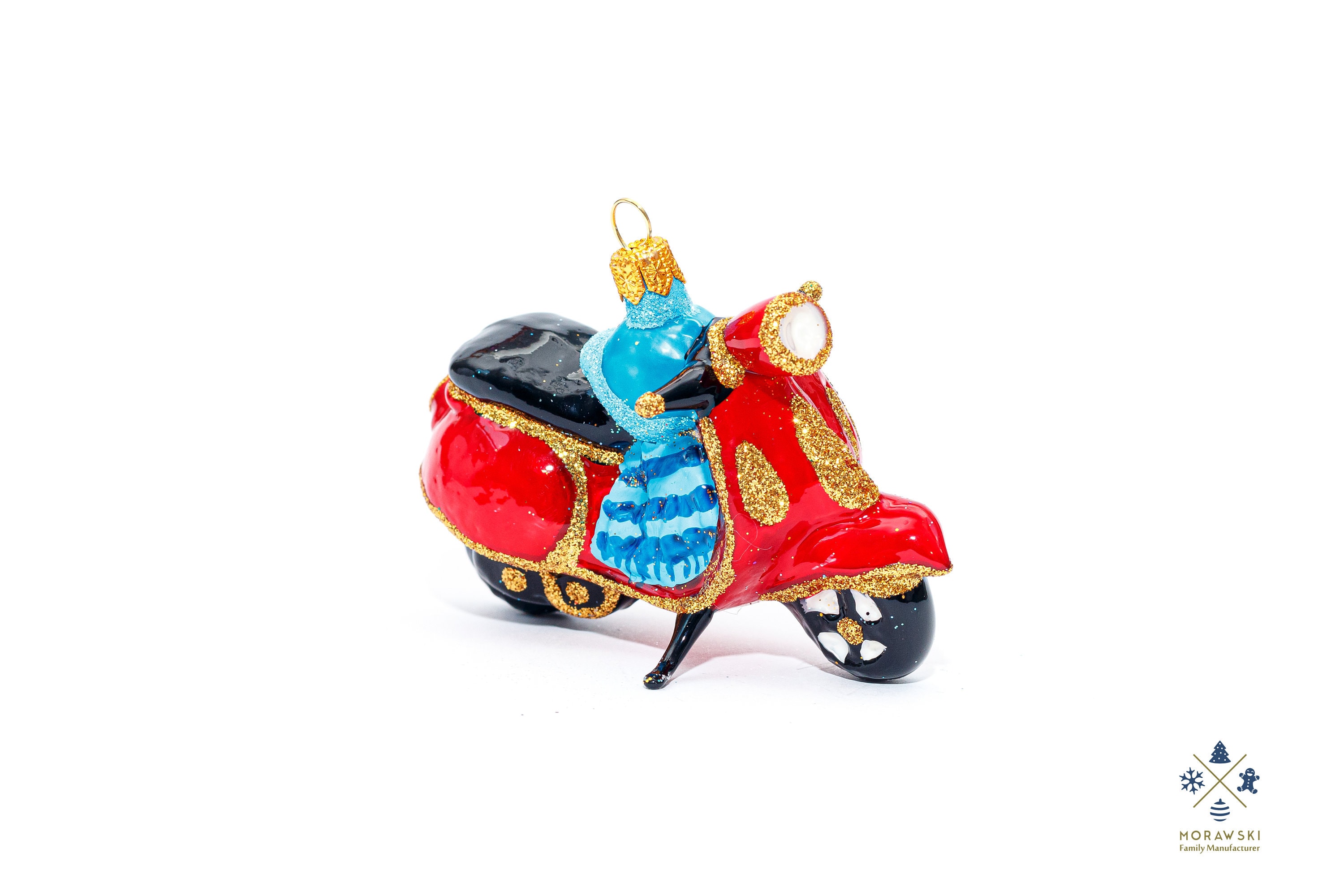 Handmade Glass Vespa Scooter Christmas Ornament Collectible Etsy Ireland