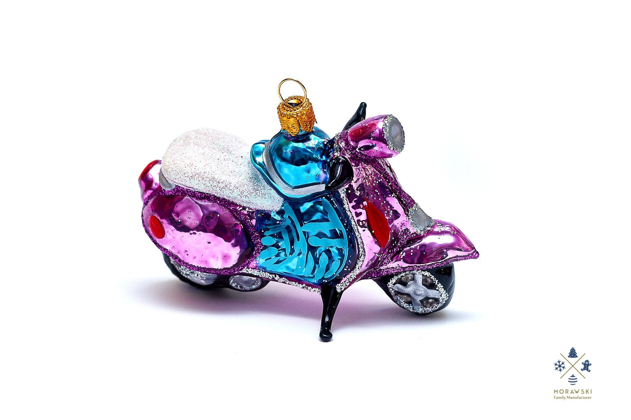 Vespa Christmas Ornament 