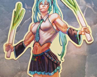 特大ミクステッカー ホログラフィック、バフ 初音ミク ボーカロイド