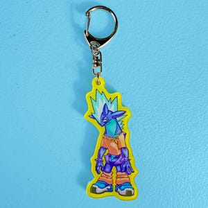 Toxtricity Keychain Acrylic Charm | Video Game Gift