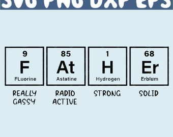 Download Fathers Periodic Svg Etsy