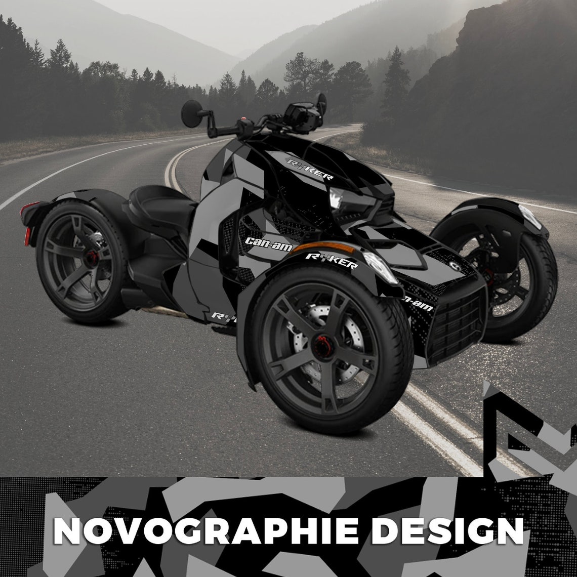 BRP Canam RYKER canam complete wrap graphic kit decals spyder Etsy