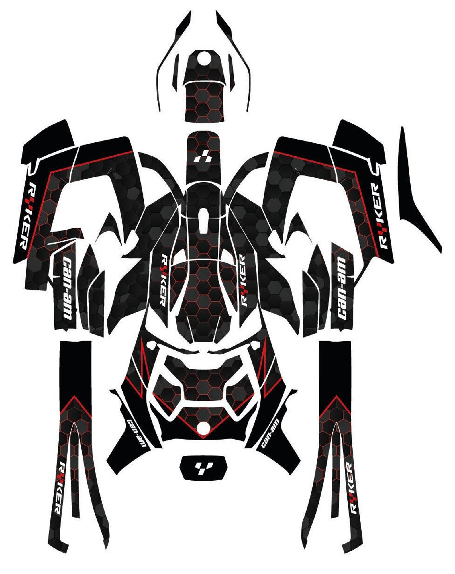CanAm Ryker Wrap Template CanAm Ryker Wrap Template