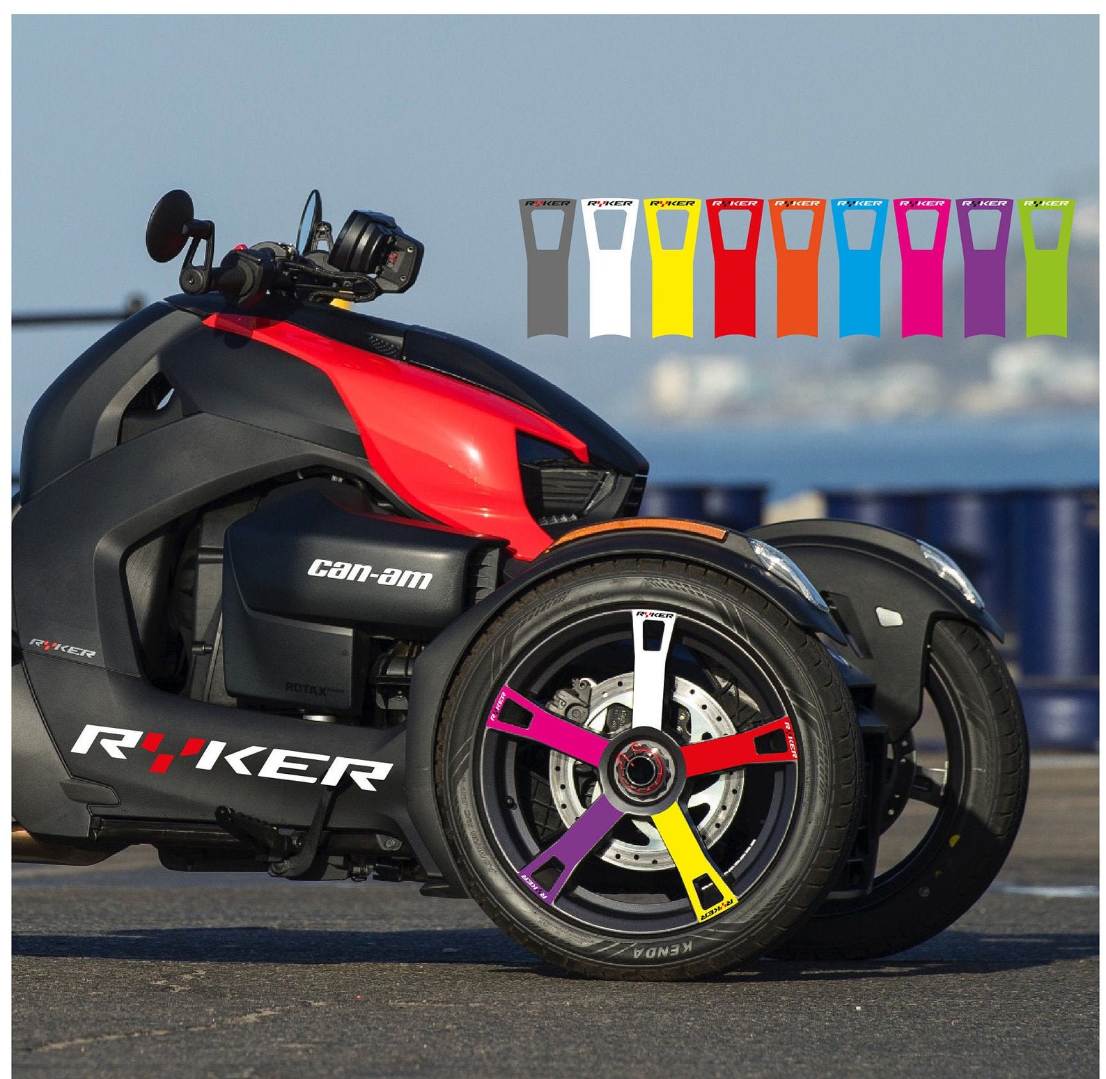 can am ryker wheel accents