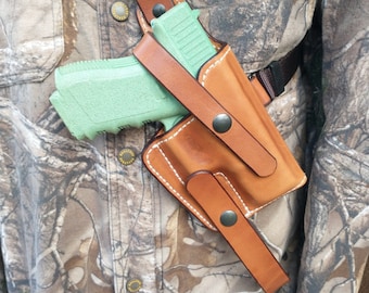 Semi Auto Tanker style Holsters Made to Order - Semi Autos