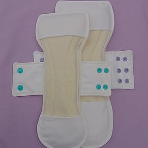 Organic Incontinence Heavy & Moderate Options Reusable Cloth Pad