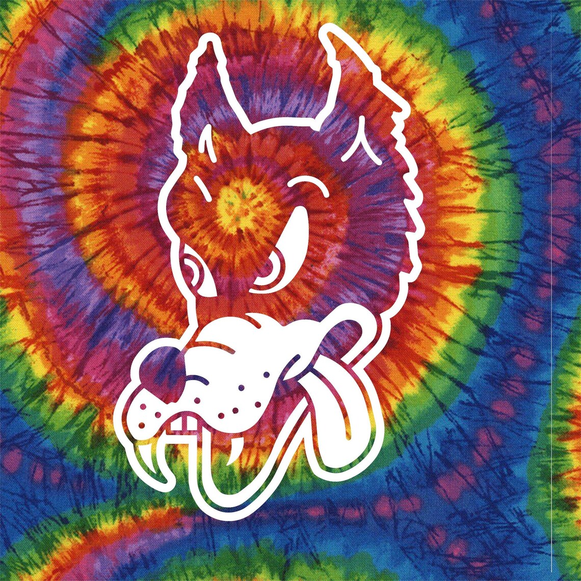 Grateful Dead Direwolf Dire Wolf Decal Sticker for Laptop Etsy