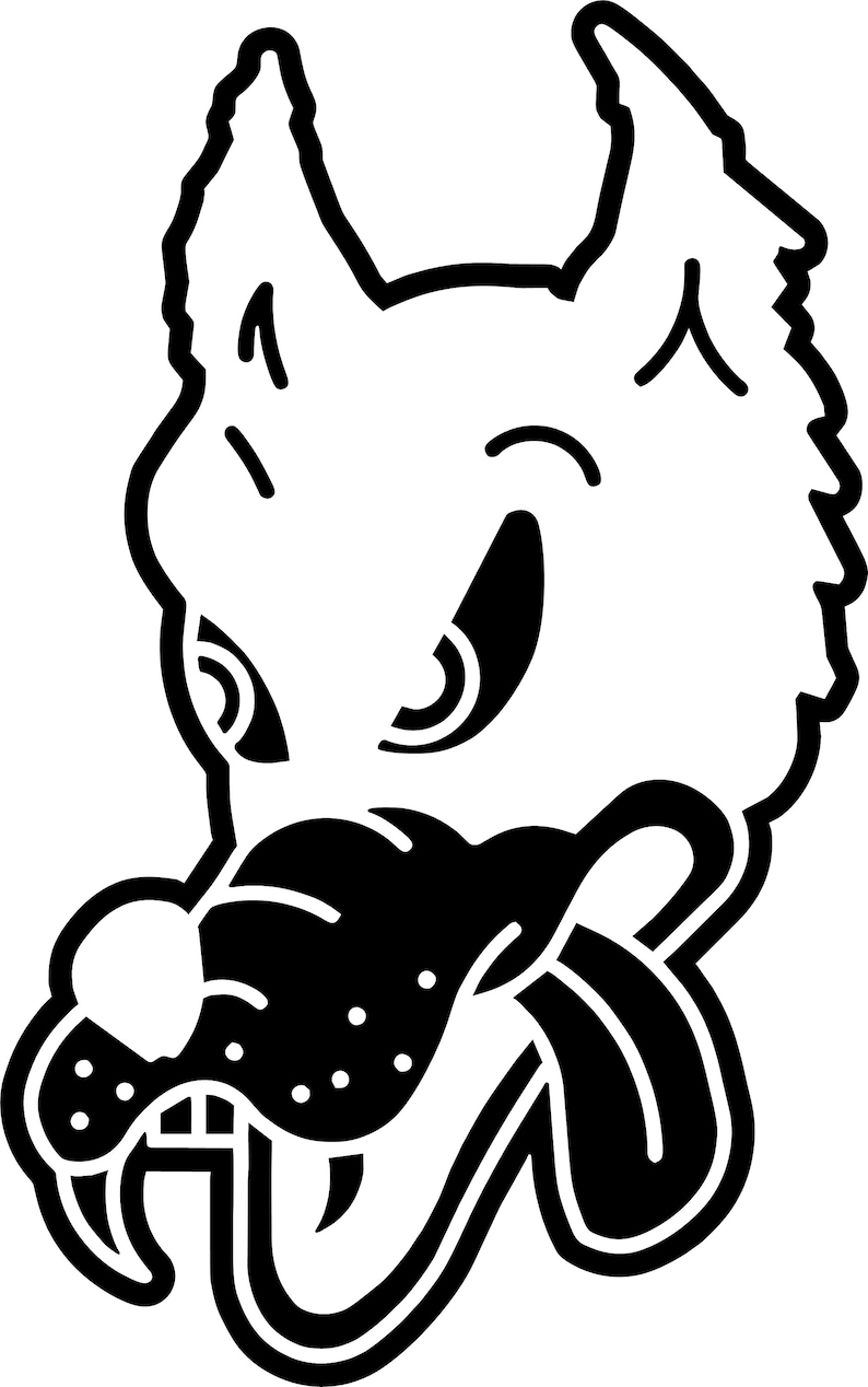 Grateful Dead Direwolf Dire Wolf Decal Sticker for Laptop Etsy