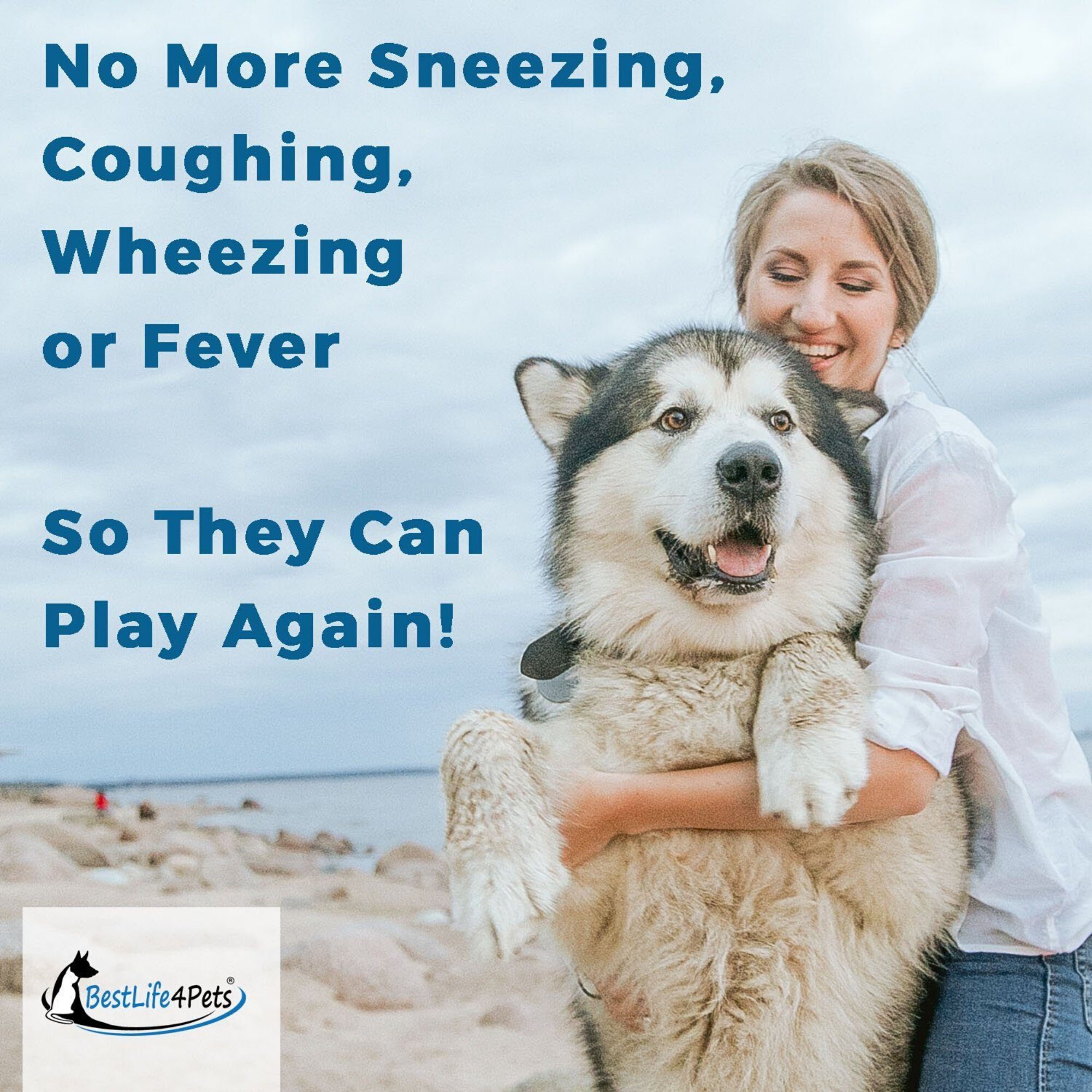 Breathe Easy Respiratory Support for Dogs Naturally Soothes Kennel