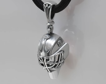 Hockey Goalie Mask pendat, Hockey gift, Gift for him, gift for hockey player