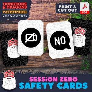 Cartas de DnD Lines & Veils para RPGs | PDF para impressão | Dungeon Master, Game Master, Player Accessory | Download digital