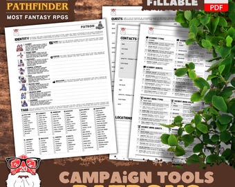 D&D Patron Creator | Group Patron Builder | RPG Organization Generator | Campaign Framework | Digital Download