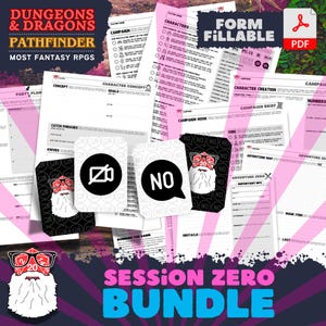DnD Session Zero Bundle
