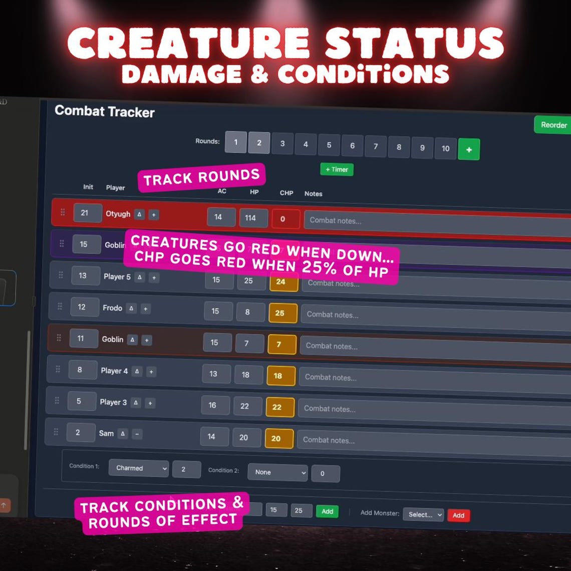Ai-powered Dnd Combat Tracker: Digital Initiative Manager (1-time ...
