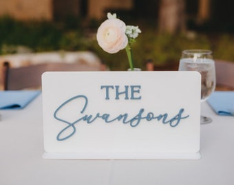 Head Table Sign Wedding Table Sign Last Name Sign Newly Wed Sign Custom Table Sign Newlywed Sign Sweetheart Table Sign Custom Head Table