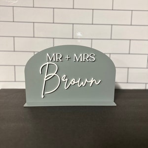 Sweetheart Sign Sweetheart Table Sign Newlywed Sign Head Table Sign Keepsake Sign Last Name Sign Mr and Mrs Table Sign Last Name Sign