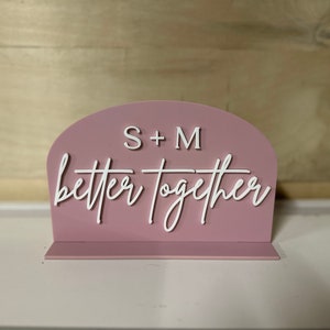 Better Together Sign Head Table Sign Sweetheart Table Sign Wedding Decor Sign Wedding Better Together Wedding Keepsake Sign Wedding Table