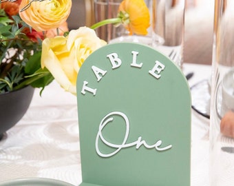 Table Numbers Wedding Table Numbers Acrylic Table Numbers Wood Table Numbers Laser Cut Table Numbers Double Layers Table Number Event Number