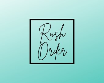 Rush Order Fee Add