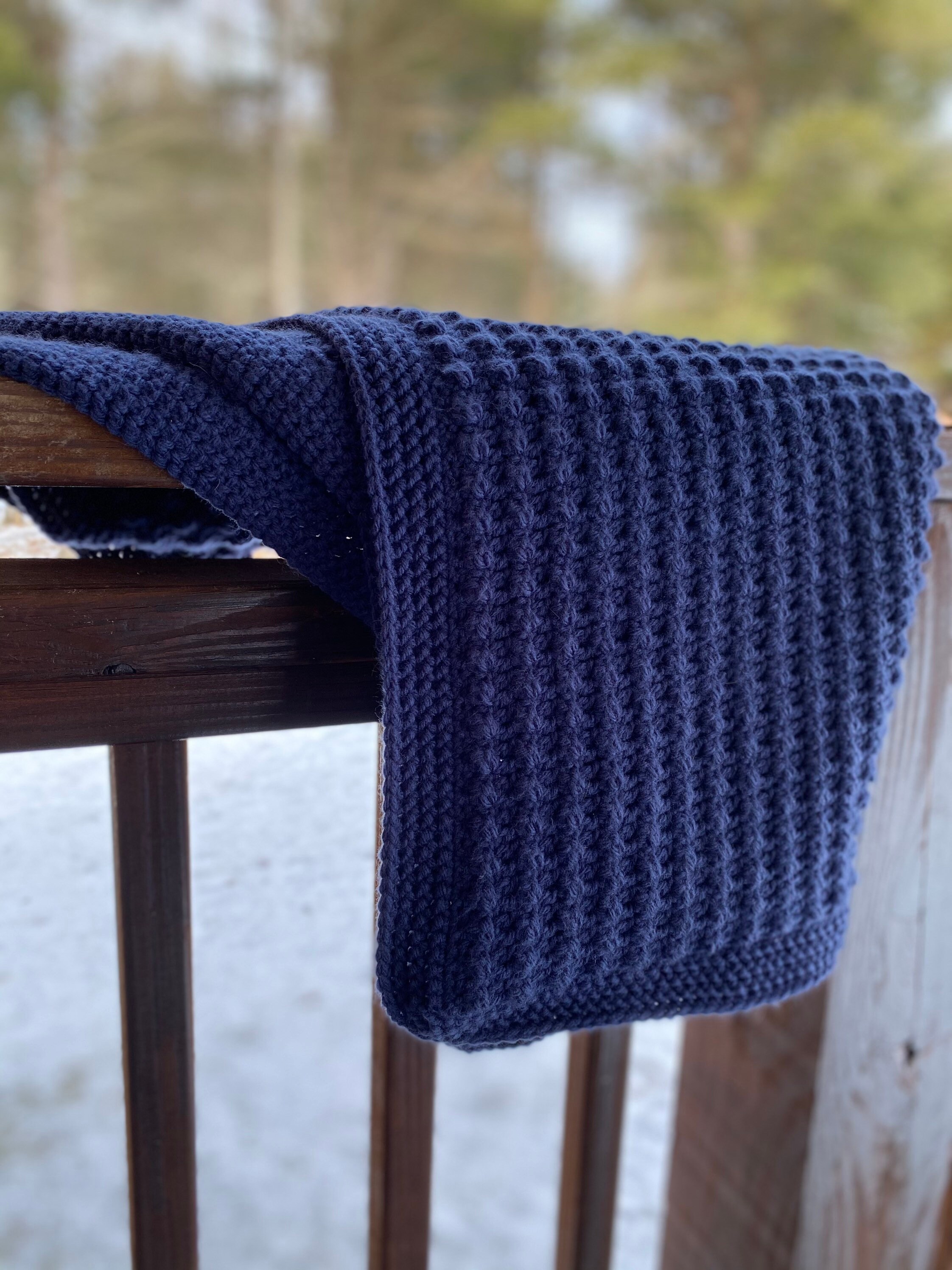 Bobble Stitch Crochet Baby Blanket Etsy