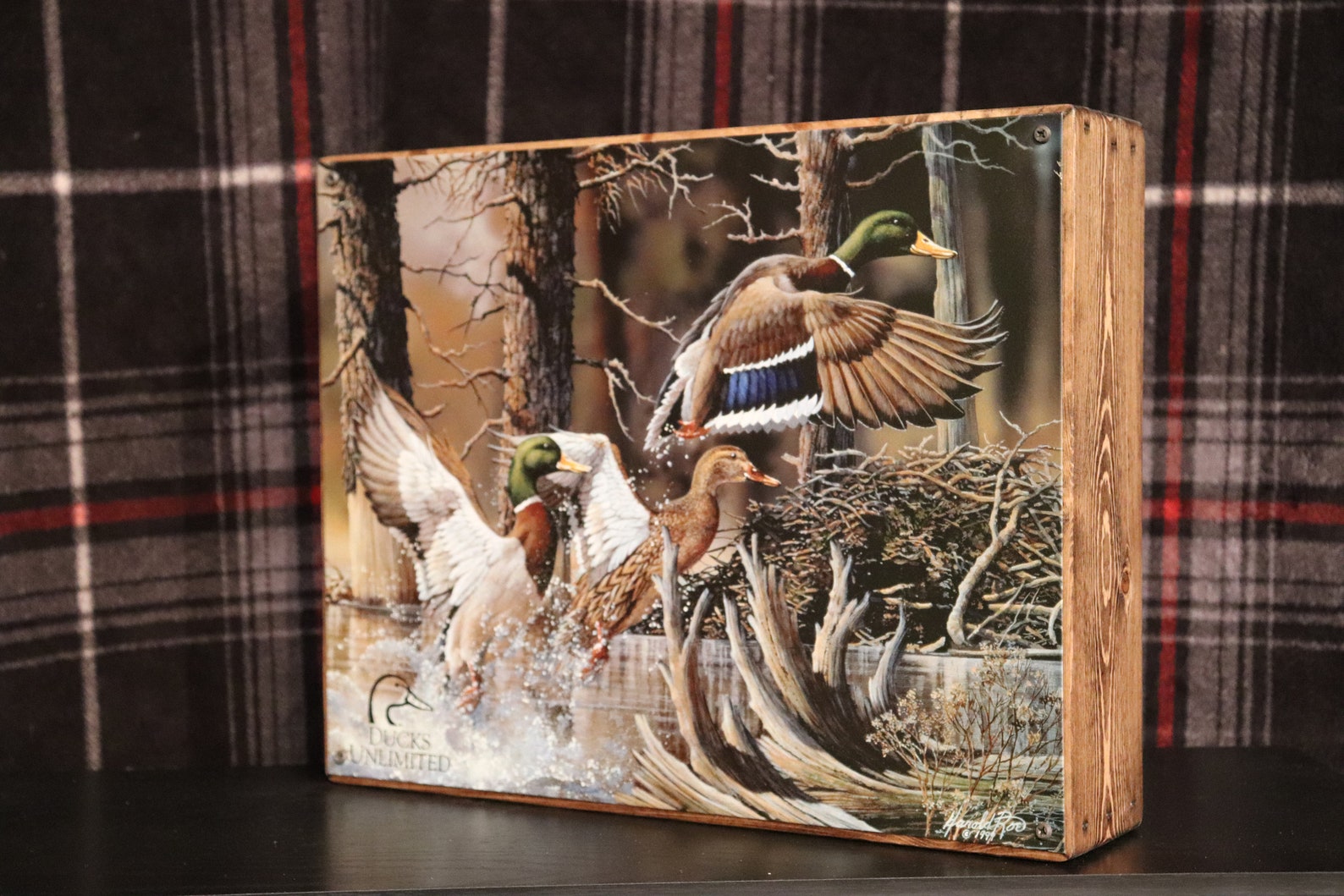 Ducks Unlimited Home Defense Wall Mounted Gun Concealment