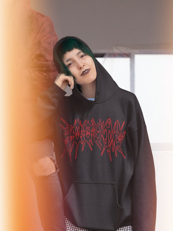HOODIE Unisex Aesthetic Hoodie Aesthetic Clothing Tumblr Hoodie Tumblr Clothing Grunge Hoodie Goth Hoodie Death Metal Font Hoodie Etsy Canada