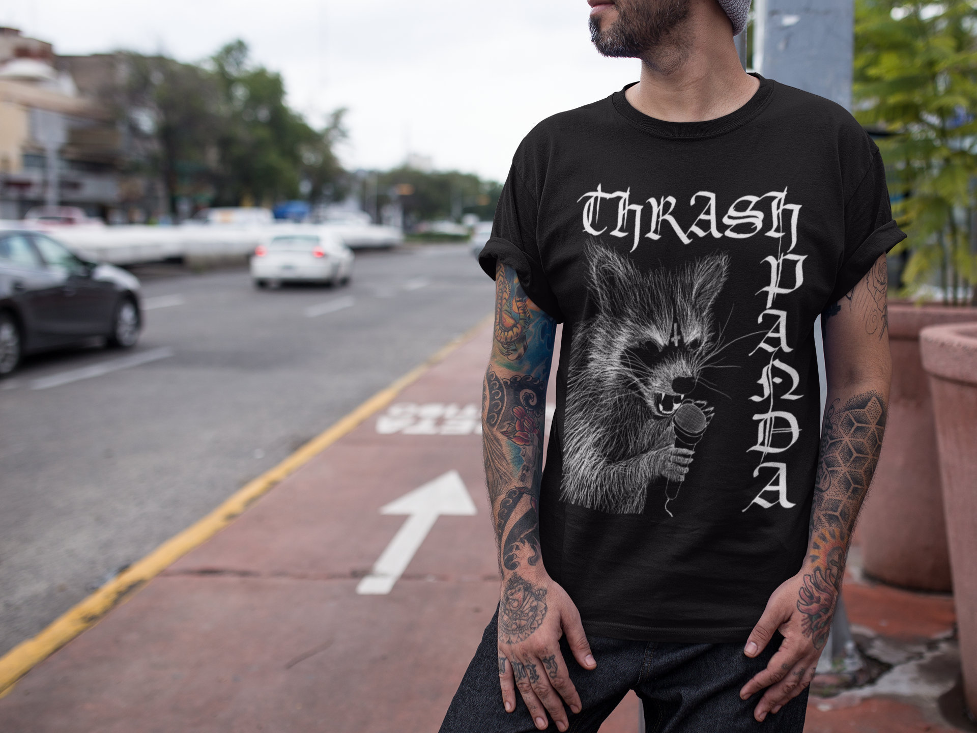 TRIPLE THRASH TREAT ツアーTシャツ L 黒 y2k ブラック Vintage Y2K 2003 WWE Triple H Big Logo T-shirt | L | World