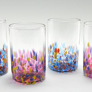 Hand Blown Party Cups: Colorful Glassware by Michael Villani