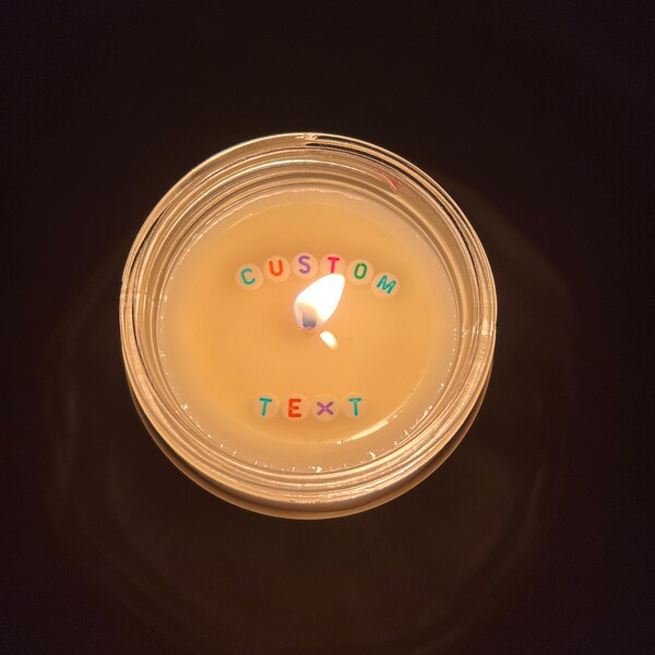 Candles With Message Etsy