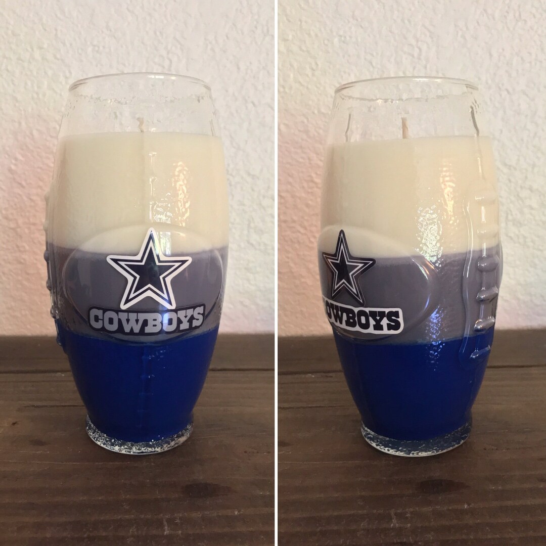 Football Candlecustomizableman Cave Football Decorcustom Etsy