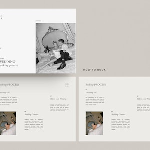 wedding photography pricing services client guide template for canva by white tint design - rose collection