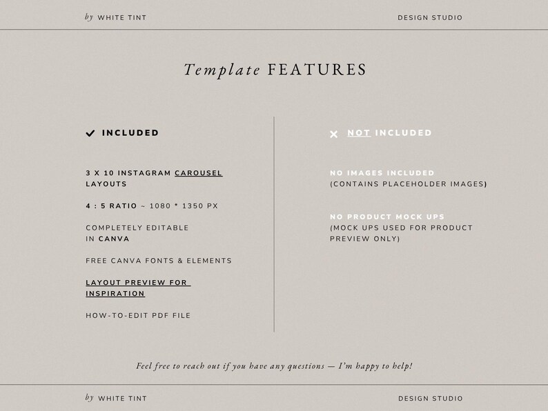 modern elegant minimal social media instagram carousel post templates editable in canva for wedding photographers