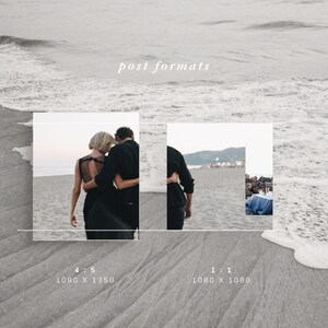 modern timeless minimal social media instagram carousel post templates editable in canva for wedding photographers