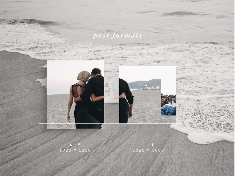 modern timeless minimal social media instagram carousel post templates editable in canva for wedding photographers