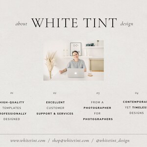 wedding photography graphic design templates by white tint design