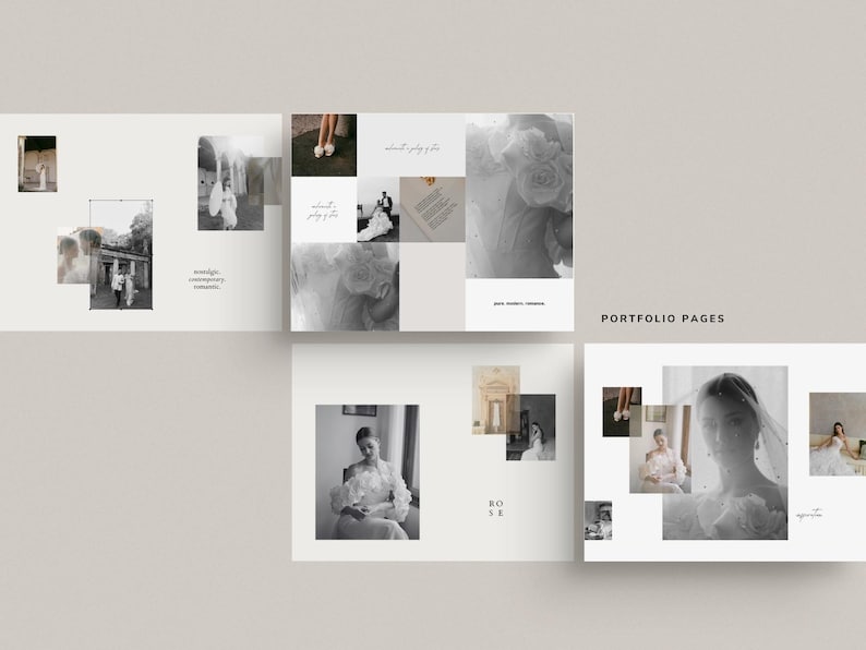 wedding photography pricing services client guide template for canva by white tint design - rose collection