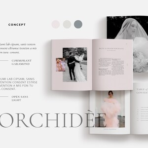 Modern contemporary photography welcome guide with a minimalist design and fine art wedding aesthetic for luxury brand positioning, designed by whitetint design