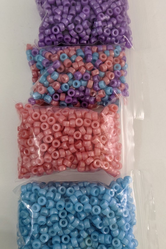 3/4 Pounds Pastel Assorted Seed Beads, Loose Pony Beads for Craft, Bracelet  DIY Projects, Beading Kit, 4mm Size 6/0, Jewelry Making Kit 