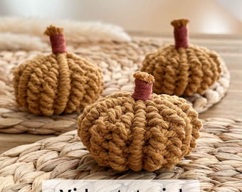 3D Macrame Pumpkin Pattern: Video Tutorial