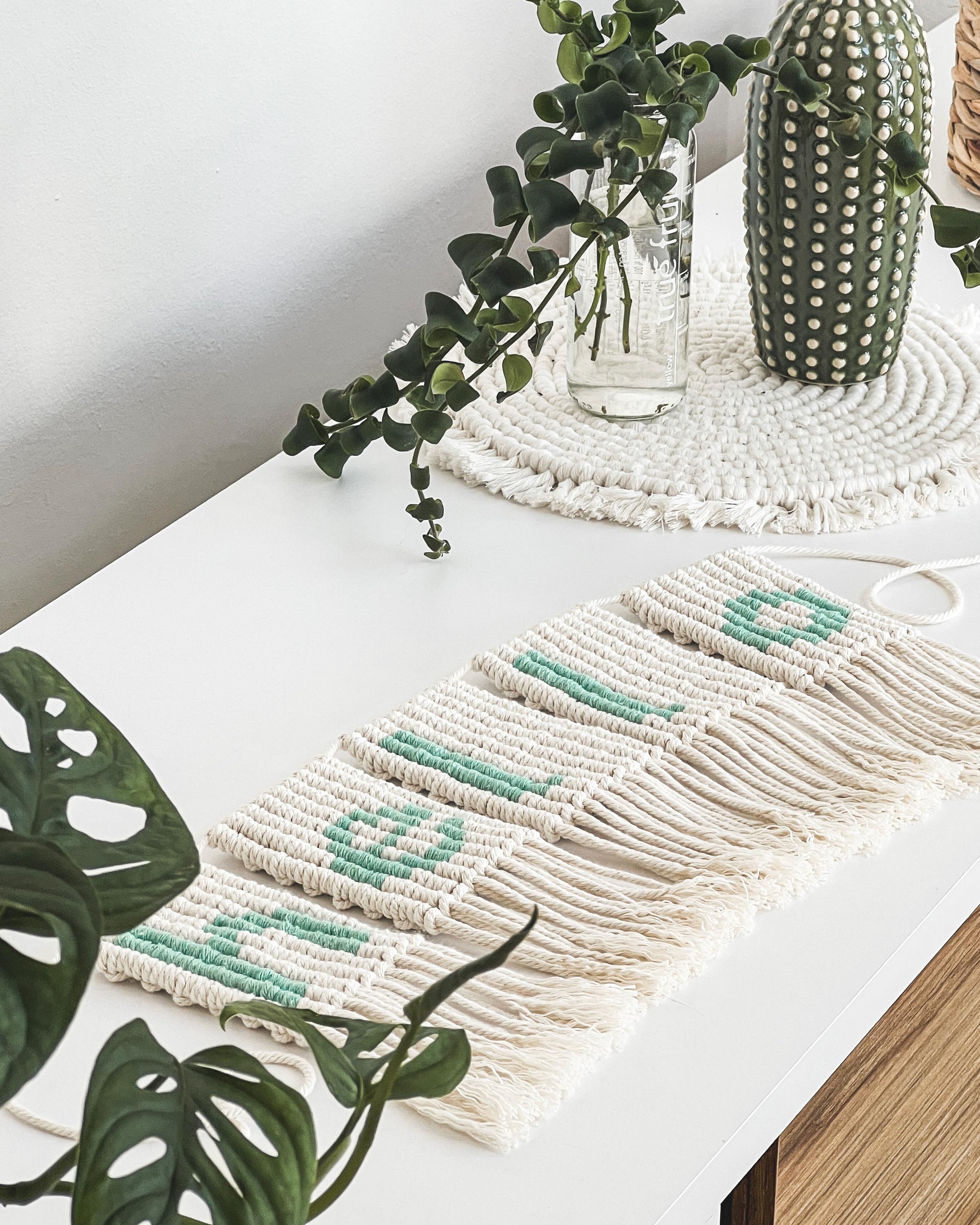 Macrame Pixel Letters Video Tutorial, Beginner Alphabet (video Pattern ...
