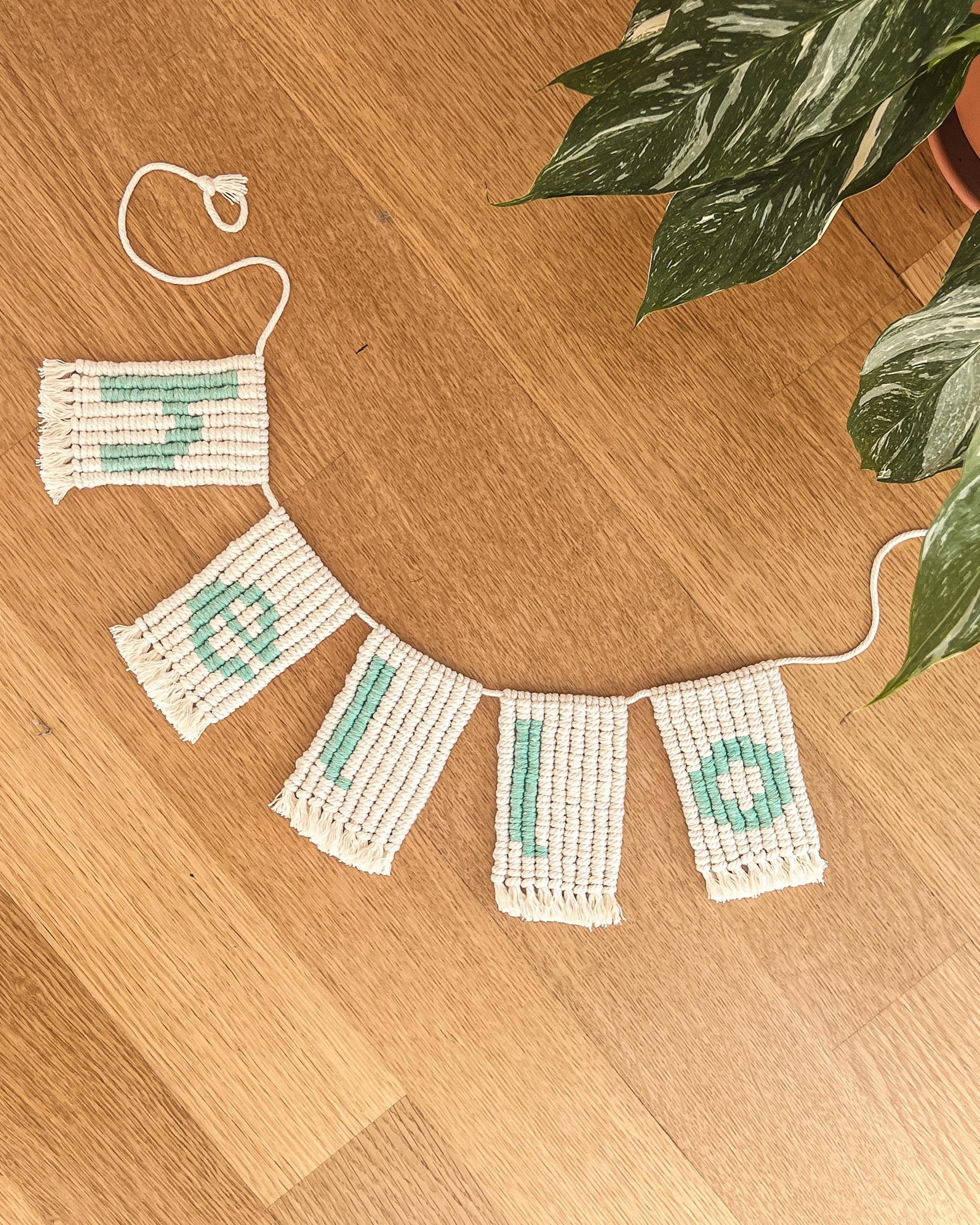 Macrame Pixel Letters Video Tutorial, Beginner Alphabet (video Pattern ...