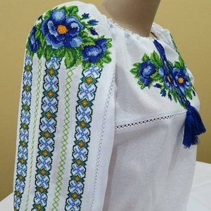 ukraine cross stitch pattern to make folk kids clothes, vyshyvanka pattern to create ukranian embroidery dress