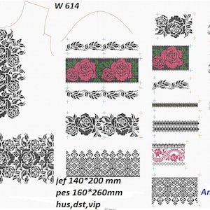 slavic embroidery, Set of 11 Machine cross stitch Embroidery Designs, ukraine blouse, ukrainian embroidery design