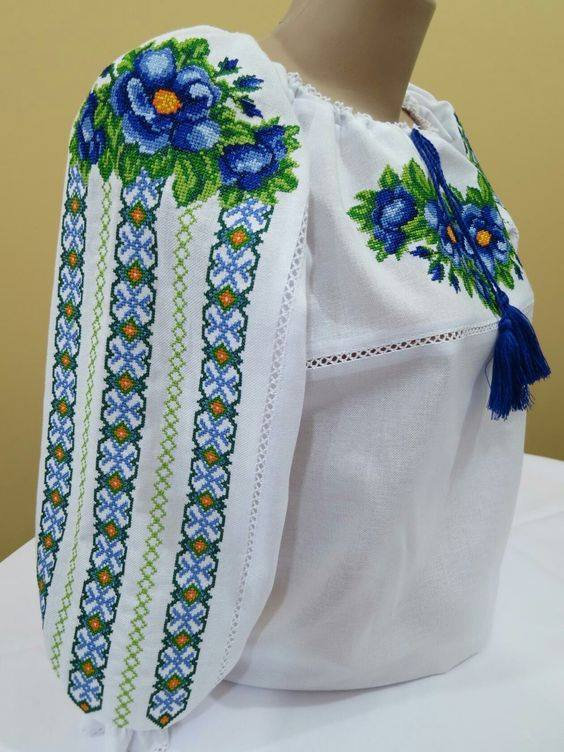 Folk Embroidery Design Ukrainian Embroidery Set Folk Etsy