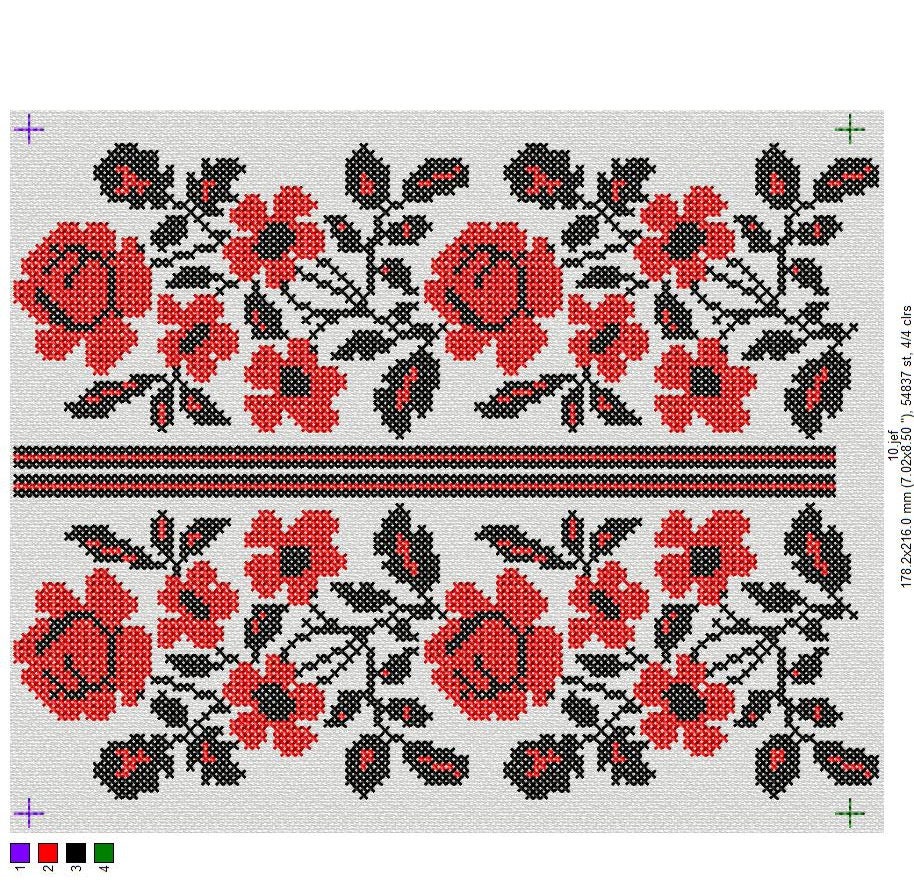 Machine embroidery design Set of 10 folk embroidery designs Etsy