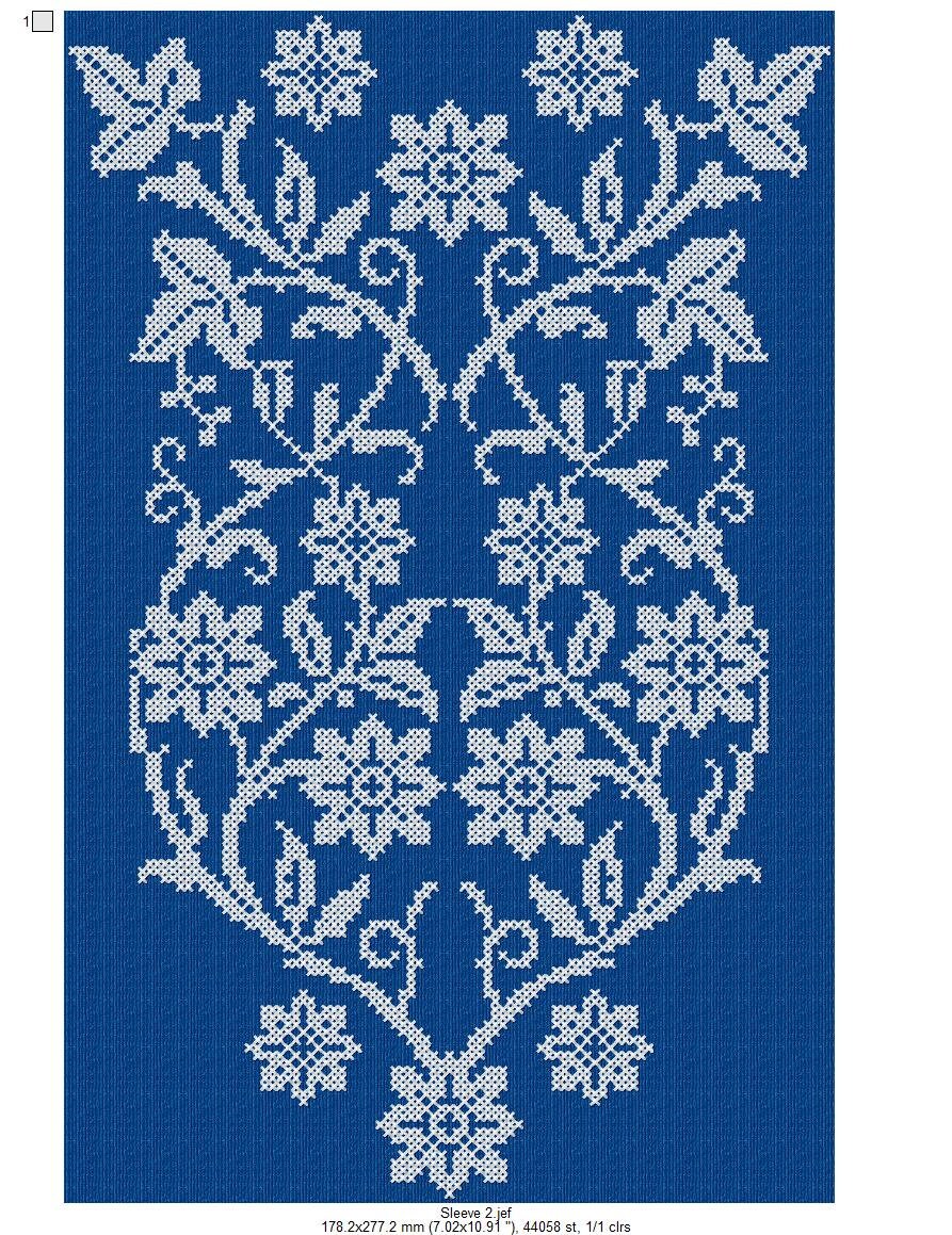 Ukrainian Folk Embroidery Pattern Ukrainian Cross Stitch Etsy