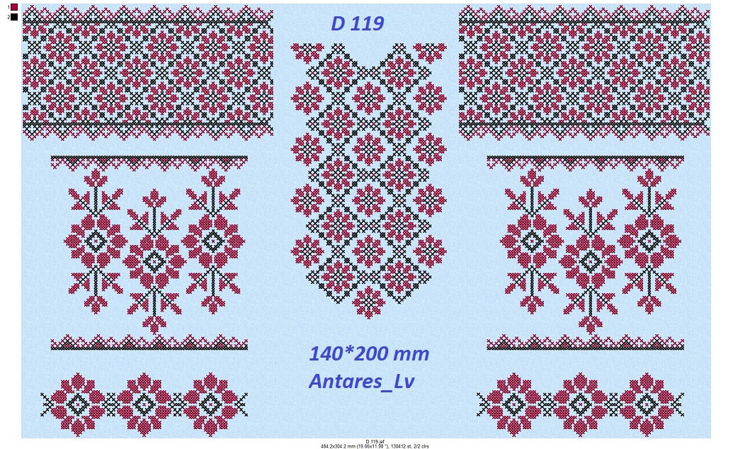 Vyshyvanka, Set of 4 Embroidery Designs, Machine Embroidery Design