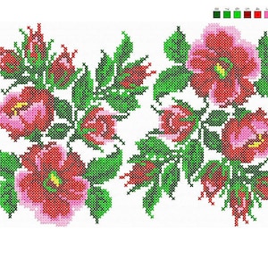 Slavic Embroidery Design Ukrainian Cross Stitch Pattern - Etsy