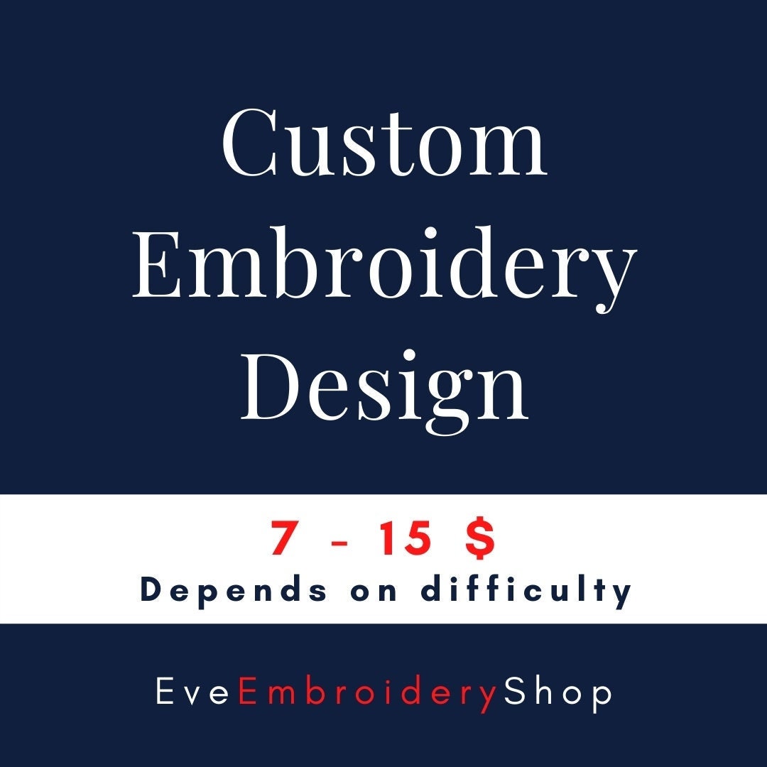 Custom Embroidery Design, Custom Embroidery Digitizing, Personalized ...